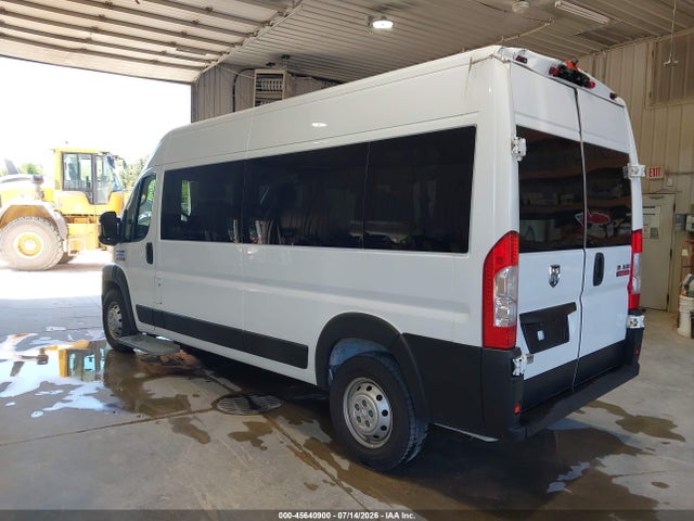 2021 Ram Promaster 2500 Window Van High Roof 159 Wb მანქანა იყიდება აუქციონზე, vin: 3C6LRVPG8ME548321, აუქციონის ნომერი: 45640900