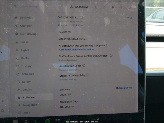 Продаж на аукціоні авто 2018 Tesla Model 3 Long Range/performance, vin: 5YJ3E1EB2JF119427, номер лоту: 45640977