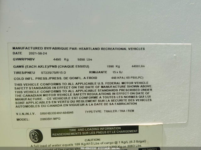 Enterra Cruiser 2022 5RXHB3324N1484846 Image 9