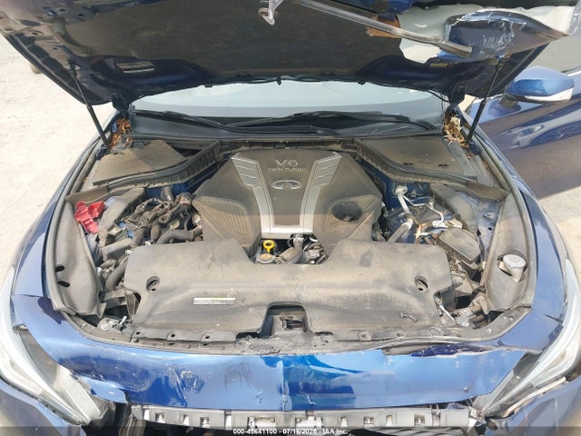 2018 Infiniti Q60 3.0t Luxe მანქანა იყიდება აუქციონზე, vin: JN1EV7EL0JM391554, აუქციონის ნომერი: 45641100