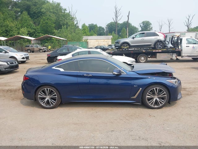 2018 Infiniti Q60 3.0t Luxe მანქანა იყიდება აუქციონზე, vin: JN1EV7EL0JM391554, აუქციონის ნომერი: 45641100