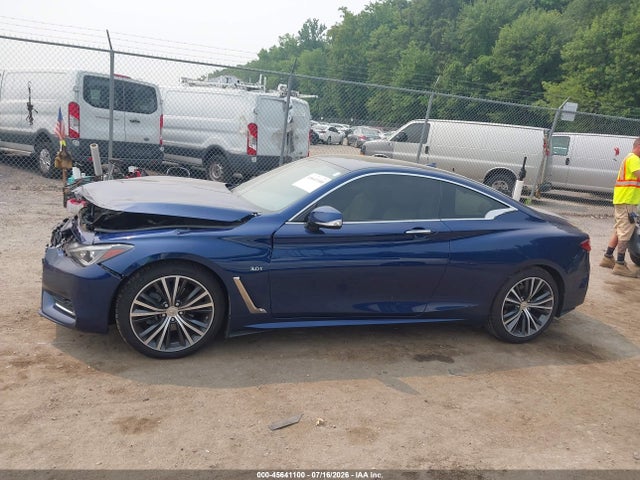 2018 Infiniti Q60 3.0t Luxe მანქანა იყიდება აუქციონზე, vin: JN1EV7EL0JM391554, აუქციონის ნომერი: 45641100