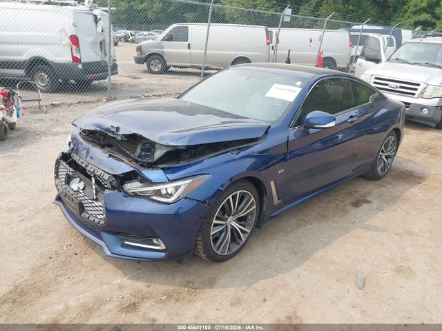 2018 Infiniti Q60 3.0t Luxe მანქანა იყიდება აუქციონზე, vin: JN1EV7EL0JM391554, აუქციონის ნომერი: 45641100