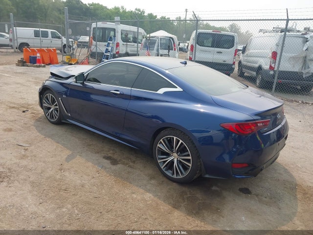 2018 Infiniti Q60 3.0t Luxe მანქანა იყიდება აუქციონზე, vin: JN1EV7EL0JM391554, აუქციონის ნომერი: 45641100
