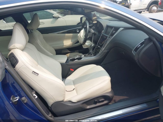 2018 Infiniti Q60 3.0t Luxe მანქანა იყიდება აუქციონზე, vin: JN1EV7EL0JM391554, აუქციონის ნომერი: 45641100