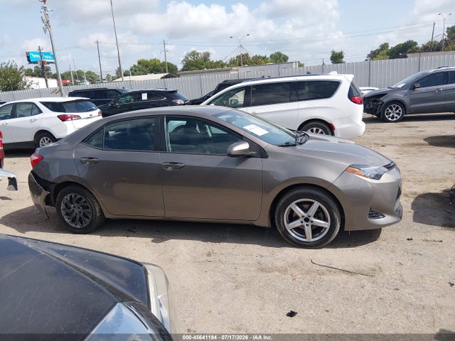 Aukcja sprzedaży 2017 Toyota Corolla Le, vin: 5YFBURHE7HP703078, numer aukcji: 45641194