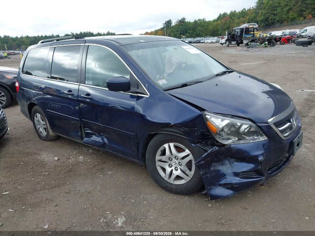 45641220 :رقم المزاد ، 5FNRL38747B079332 vin ، 2007 Honda Odyssey Ex-l مزاد بيع