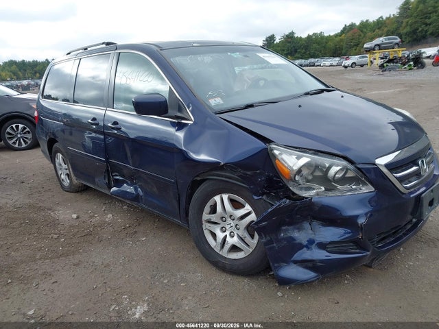 45641220 :رقم المزاد ، 5FNRL38747B079332 vin ، 2007 Honda Odyssey Ex-l مزاد بيع
