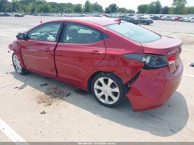2012 Hyundai Elantra Limited (ulsan Plant) მანქანა იყიდება აუქციონზე, vin: KMHDH4AE3CU487148, აუქციონის ნომერი: 45641237