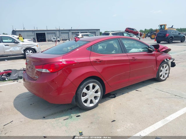 2012 Hyundai Elantra Limited (ulsan Plant) მანქანა იყიდება აუქციონზე, vin: KMHDH4AE3CU487148, აუქციონის ნომერი: 45641237