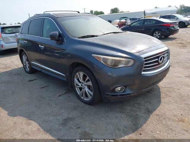 45641325 :رقم المزاد ، 5N1AL0MM2DC347077 vin ، 2013 Infiniti Jx35 مزاد بيع
