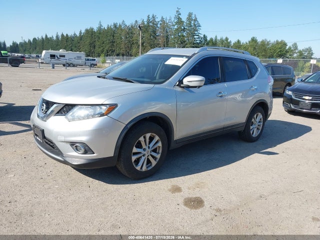 KNMAT2MV6GP644567 Nissan Rogue S/sl/sv