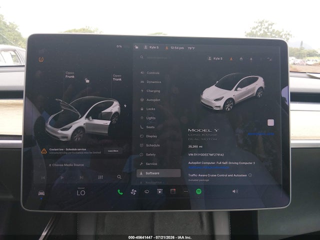 Продаж на аукціоні авто 2021 Tesla Model Y Long Range Dual Motor All-wheel Drive, vin: 5YJYGDEE7MF279142, номер лоту: 45641447