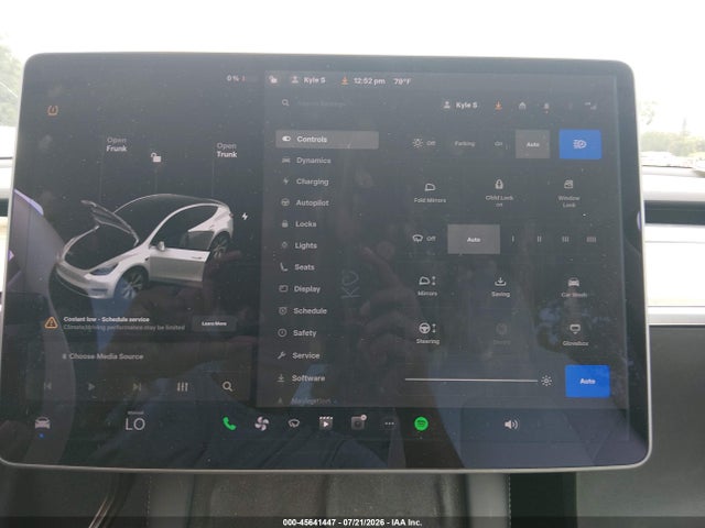 Продаж на аукціоні авто 2021 Tesla Model Y Long Range Dual Motor All-wheel Drive, vin: 5YJYGDEE7MF279142, номер лоту: 45641447