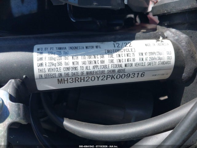Yamaha Mt-03 2023 MH3RH20Y2PK009316 Image 10