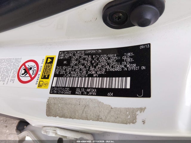 2014 Lexus Rx 350 მანქანა იყიდება აუქციონზე, vin: JTJZK1BA8E2010314, აუქციონის ნომერი: 45641685
