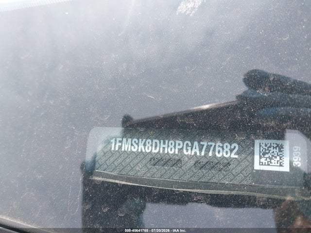 2023 Ford Explorer Xlt მანქანა იყიდება აუქციონზე, vin: 1FMSK8DH8PGA77682, აუქციონის ნომერი: 45641765