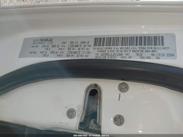 RAM 3500 2018 3C63RRGJ2JG412608 Image 9