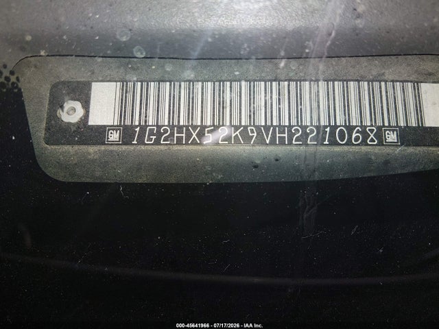 Продаж на аукціоні авто 1997 Pontiac Bonneville Se, vin: 1G2HX52K9VH221068, номер лоту: 45641966