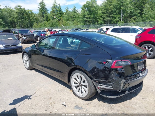 45642044 :رقم المزاد ، 5YJ3E1EA6NF287858 vin ، 2022 Tesla Model 3 Rear-wheel Drive مزاد بيع