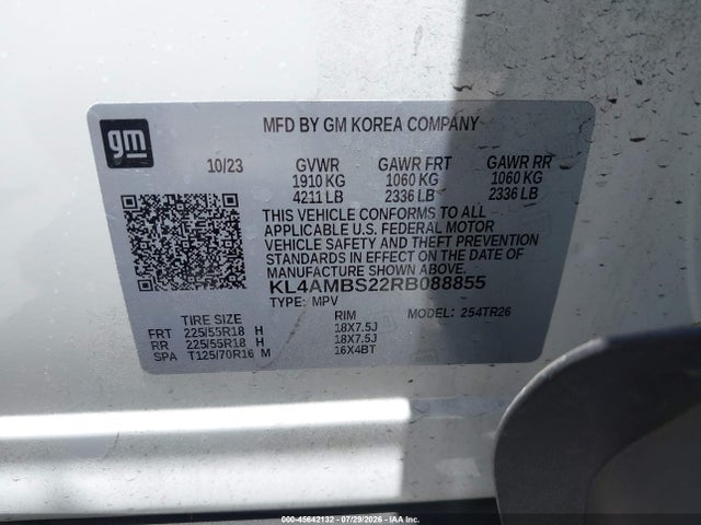 KL4AMBS22RB088855 Buick Encore Gx Preferred Fwd