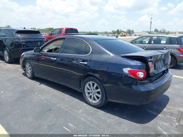 2003 Lexus Es 300 მანქანა იყიდება აუქციონზე, vin: JTHBF30G336009622, აუქციონის ნომერი: 45642208