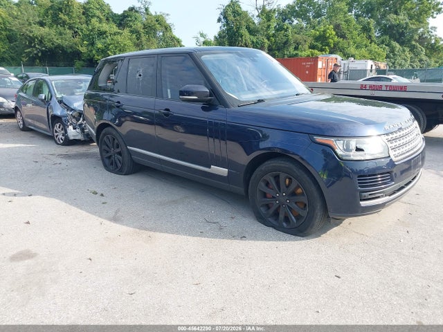 Aukcja sprzedaży 2016 Land Rover Range Rover 3.0l V6 Supercharged Hse, vin: SALGS2PF0GA293636, numer aukcji: 45642290