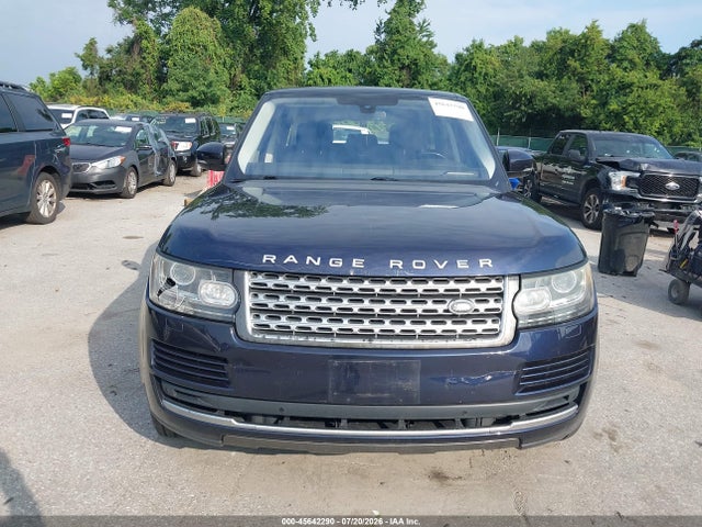 Продажа на аукционе авто 2016 Land Rover Range Rover 3.0l V6 Supercharged Hse, vin: SALGS2PF0GA293636, номер лота: 45642290