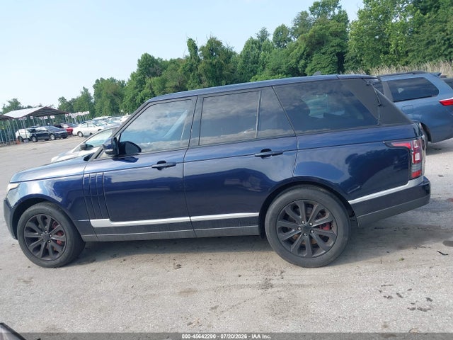Продажа на аукционе авто 2016 Land Rover Range Rover 3.0l V6 Supercharged Hse, vin: SALGS2PF0GA293636, номер лота: 45642290
