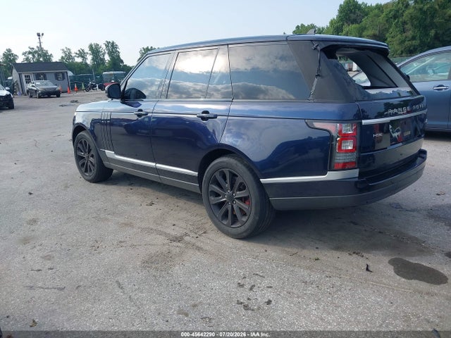 Продажа на аукционе авто 2016 Land Rover Range Rover 3.0l V6 Supercharged Hse, vin: SALGS2PF0GA293636, номер лота: 45642290