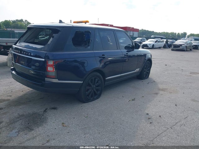Продажа на аукционе авто 2016 Land Rover Range Rover 3.0l V6 Supercharged Hse, vin: SALGS2PF0GA293636, номер лота: 45642290