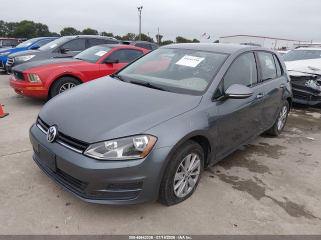 2016 Volkswagen Golf Tsi S 4-door მანქანა იყიდება აუქციონზე, vin: 3VW217AU3GM023907, აუქციონის ნომერი: 45642336