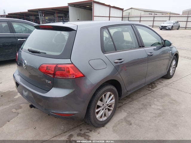 2016 Volkswagen Golf Tsi S 4-door მანქანა იყიდება აუქციონზე, vin: 3VW217AU3GM023907, აუქციონის ნომერი: 45642336