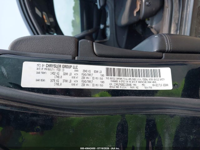 2014 Jeep Grand Cherokee Laredo მანქანა იყიდება აუქციონზე, vin: 1C4RJFAG8EC126406, აუქციონის ნომერი: 45642450