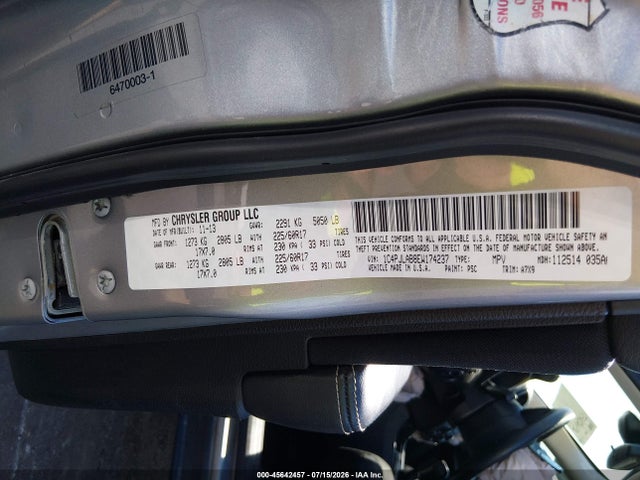 Продаж на аукціоні авто 2014 Jeep Cherokee Sport, vin: 1C4PJLAB8EW174237, номер лоту: 45642457