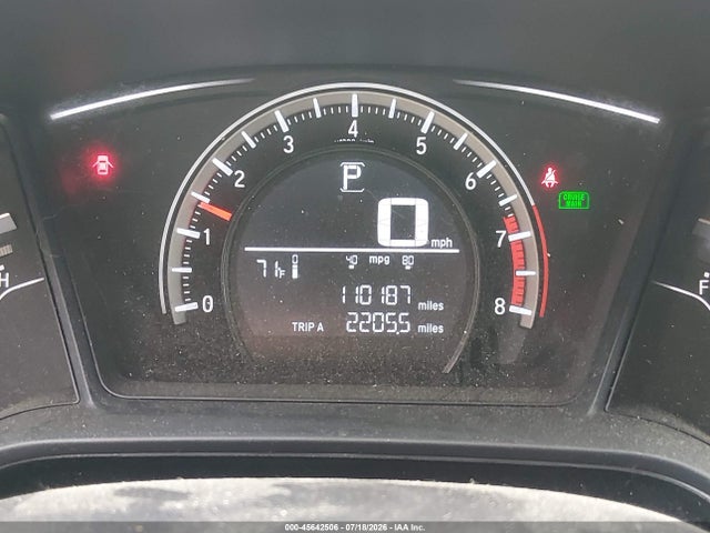 2016 Honda Civic Lx მანქანა იყიდება აუქციონზე, vin: 19XFC2F50GE206954, აუქციონის ნომერი: 45642506