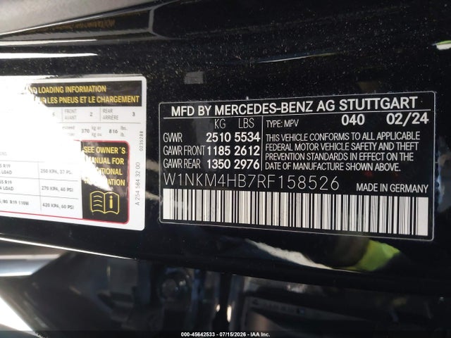 W1NKM4HB7RF158526 Mercedes-Benz Glc 300 4matic Suv