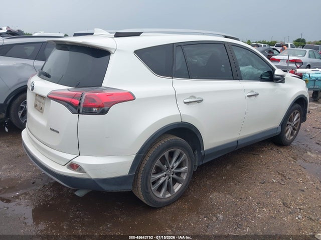 2018 Toyota Rav4 Limited მანქანა იყიდება აუქციონზე, vin: JTMYFREV5JJ156590, აუქციონის ნომერი: 45642752