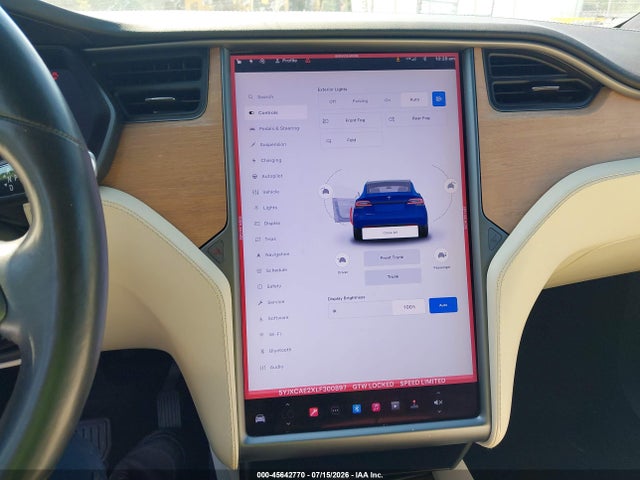 Продажа на аукционе авто 2020 Tesla Model X Long Range Dual Motor All-wheel Drive/long Range Plus Dual Motor All-wheel Drive, vin: 5YJXCAE2XLF300897, номер лота: 45642770