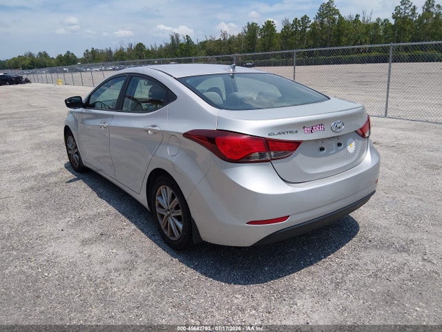 2015 Hyundai Elantra Se მანქანა იყიდება აუქციონზე, vin: 5NPDH4AE6FH610346, აუქციონის ნომერი: 45642793