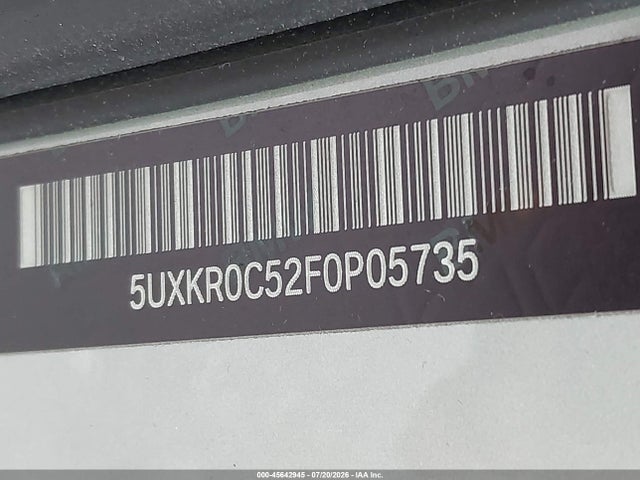 Aukcja sprzedaży 2015 Bmw X5 Xdrive35i, vin: 5UXKR0C52F0P05735, numer aukcji: 45642945