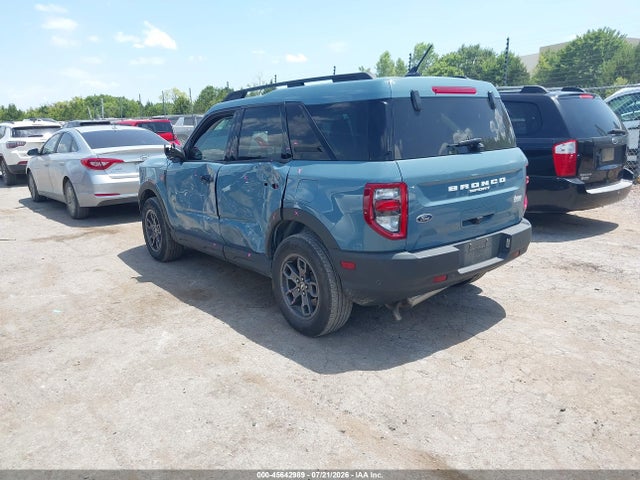 Продажа на аукционе авто 2022 Ford Bronco Sport Big Bend, vin: 3FMCR9B65NRD37551, номер лота: 45642989
