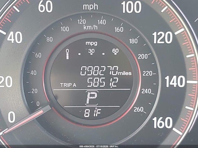 1HGCR2F12HA012592 Honda Accord Sport Se