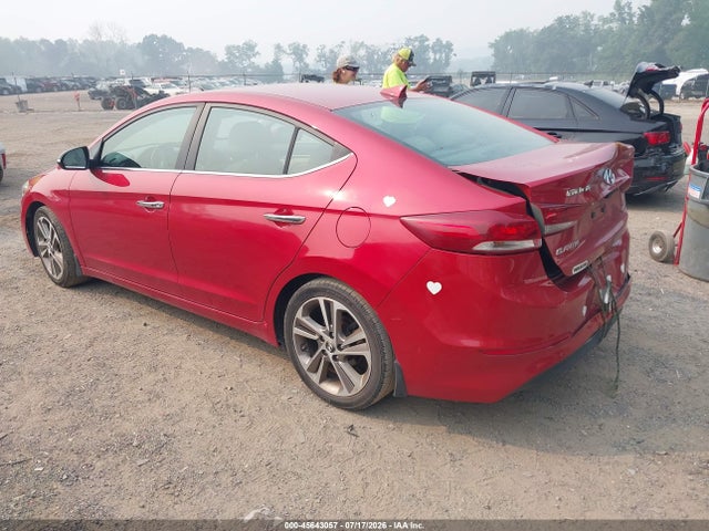 Aukcja sprzedaży 2017 Hyundai Elantra Limited, vin: 5NPD84LF2HH035333, numer aukcji: 45643057