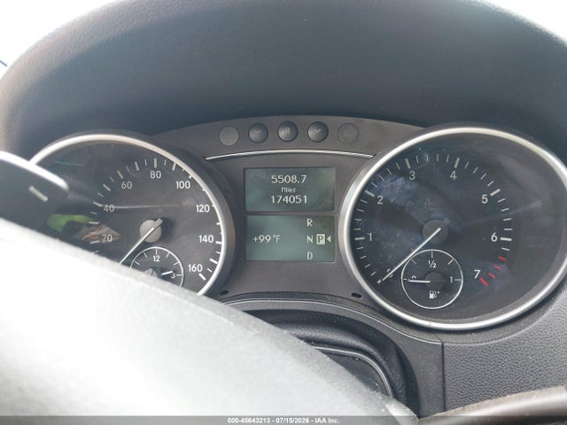 Auction sale of the 2009 Mercedes-benz Ml 350 4matic, vin: 4JGBB86E69A457287, lot number: 45643213
