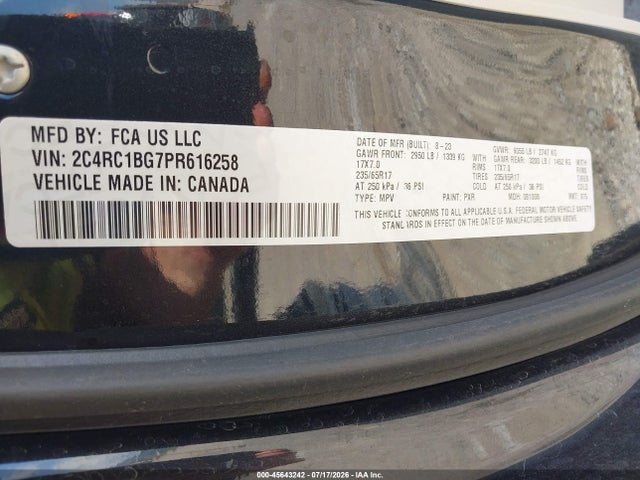 Chrysler Pacifica Touring L 2023 2C4RC1BG7PR616258 Image 9