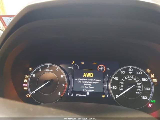45643258 :رقم المزاد ، 5J8TC2H57KL018885 vin ، 2019 Acura Rdx Technology Package مزاد بيع