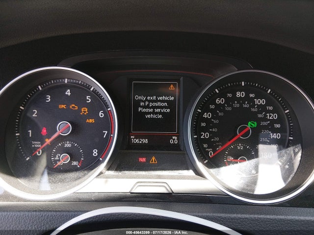 3VW6T7AUXKM028073 Volkswagen Golf Gti 2.0t Autobahn/2.0t Rabbit Edition/2.0t S/2.0t Se