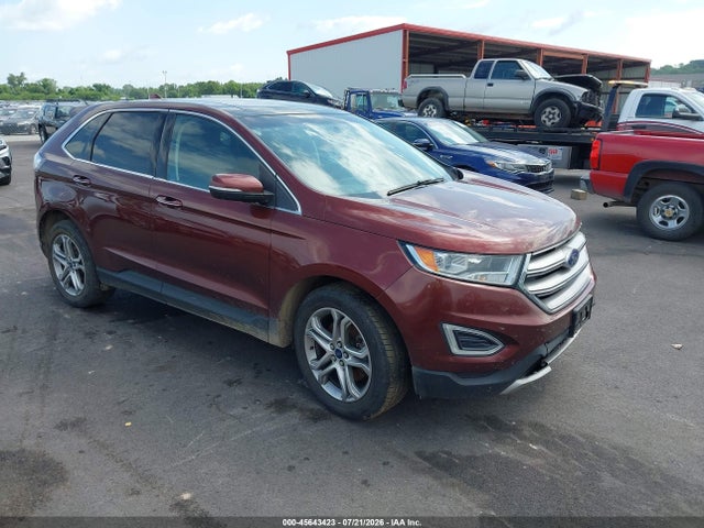 2015 Ford Edge Titanium მანქანა იყიდება აუქციონზე, vin: 2FMTK4K97FBB08256, აუქციონის ნომერი: 45643423