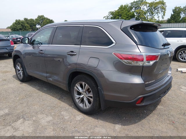 Toyota Highlander Xle V6 2015 5TDJKRFHXFS190167 Image 3